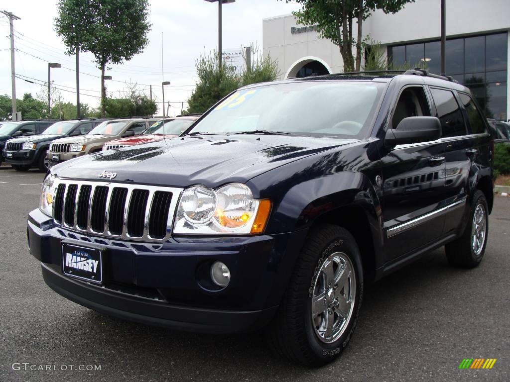 2005 Grand Cherokee Limited 4x4 - Midnight Blue Pearl / Medium Slate Gray photo #1