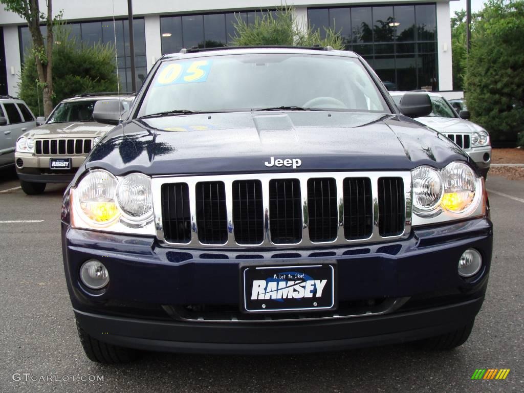 2005 Grand Cherokee Limited 4x4 - Midnight Blue Pearl / Medium Slate Gray photo #2