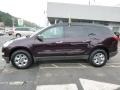 2010 Dark Cherry Metallic Chevrolet Traverse LS  photo #2