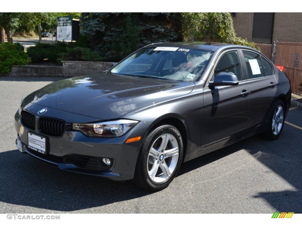 2015 3 Series 328i xDrive Sedan - Mineral Grey Metallic / Black photo #3