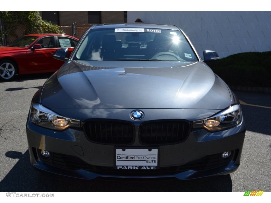 2015 3 Series 328i xDrive Sedan - Mineral Grey Metallic / Black photo #4