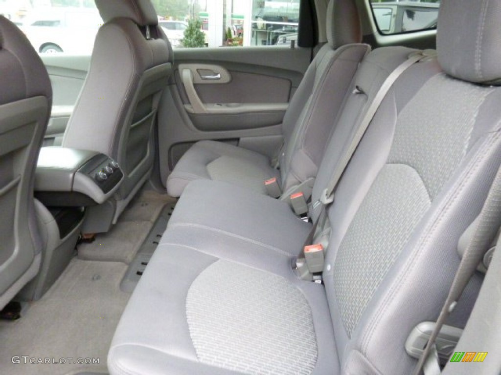 2010 Traverse LS - Dark Cherry Metallic / Dark Gray/Light Gray photo #12