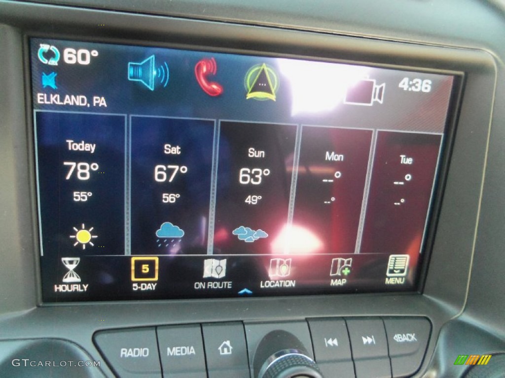 2016 Chevrolet Corvette Stingray Coupe Controls Photo #107087679