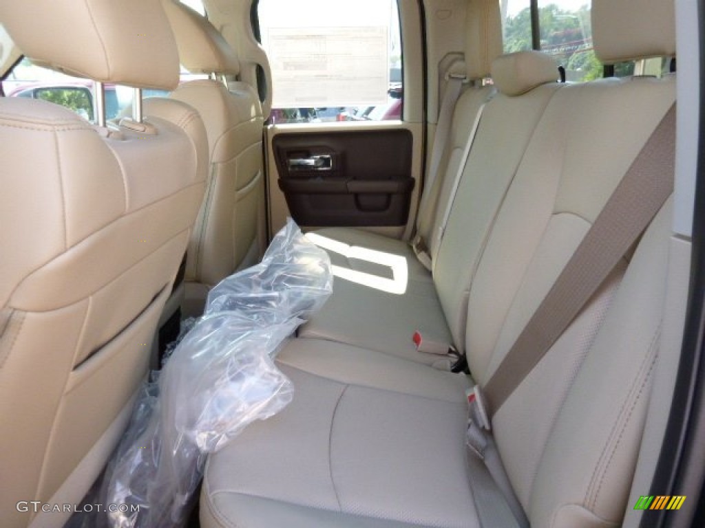Canyon Brown/Light Frost Beige Interior 2016 Ram 1500 Laramie Quad Cab 4x4 Photo #107088513