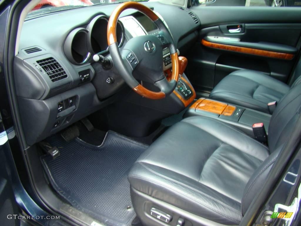 2007 RX 350 AWD - Neptune Blue Mica / Black photo #10