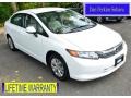 Taffeta White - Civic LX Sedan Photo No. 1