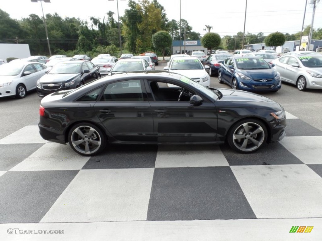 2015 A6 3.0T Prestige quattro Sedan - Oolong Gray Metallic / Black photo #3