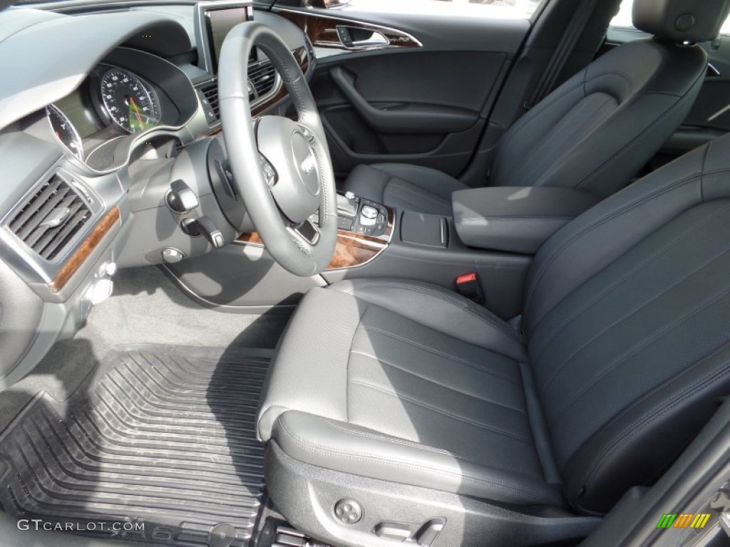 2015 A6 3.0T Prestige quattro Sedan - Oolong Gray Metallic / Black photo #10