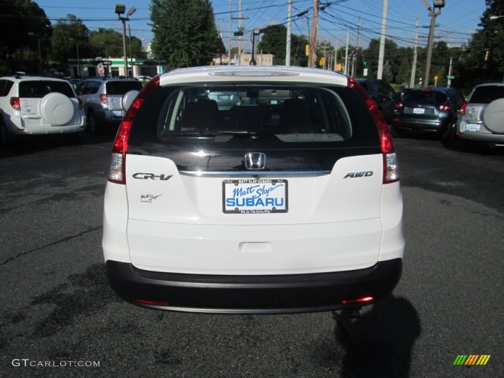 2012 CR-V LX 4WD - Taffeta White / Gray photo #7