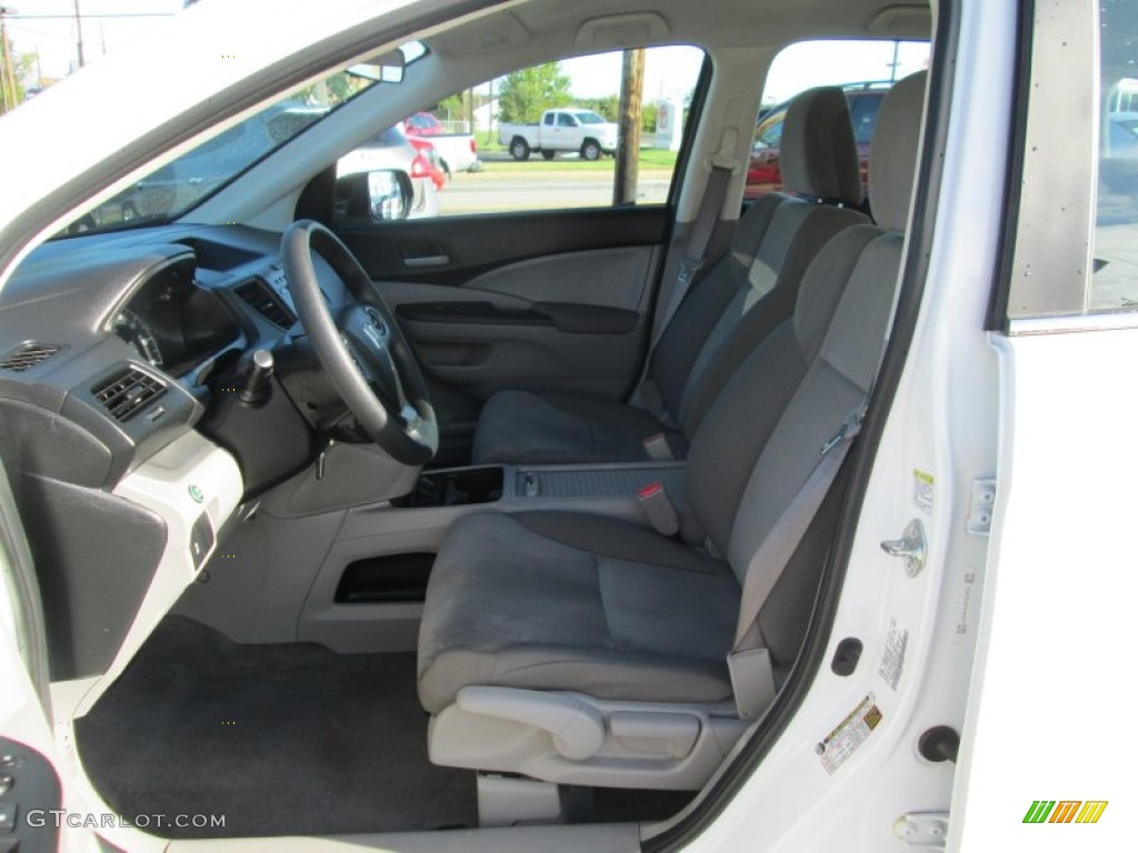 2012 CR-V LX 4WD - Taffeta White / Gray photo #11