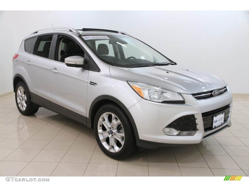 2014 Escape Titanium 2.0L EcoBoost - Ingot Silver / Charcoal Black photo #1