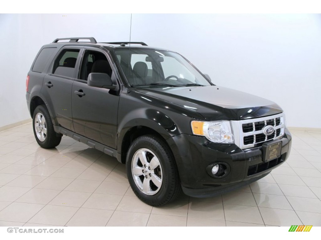 2012 Escape XLT 4WD - Ebony Black / Charcoal Black photo #1