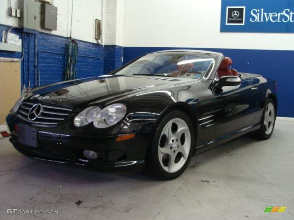 Black Mercedes-Benz SL