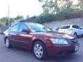 2009 Dark Cherry Red Hyundai Sonata GLS  photo #3