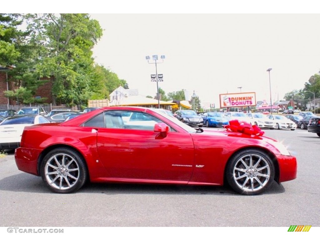 Crystal Red Tintcoat 2008 Cadillac XLR -V Series Roadster Exterior Photo #107100489