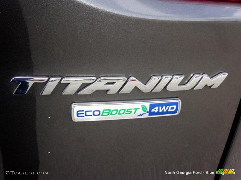 2015 Escape Titanium 4WD - Magnetic Metallic / Charcoal Black photo #38