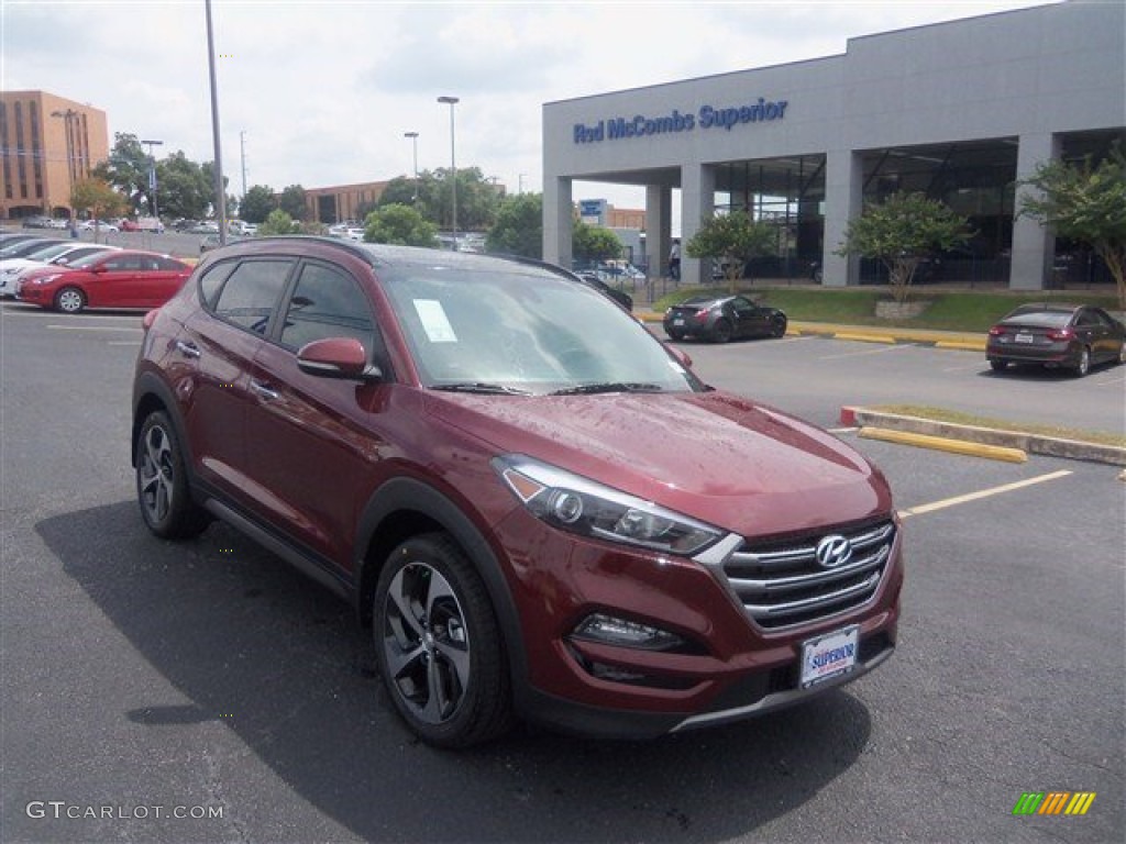 2016 Tucson Limited - Ruby Wine / Beige photo #1