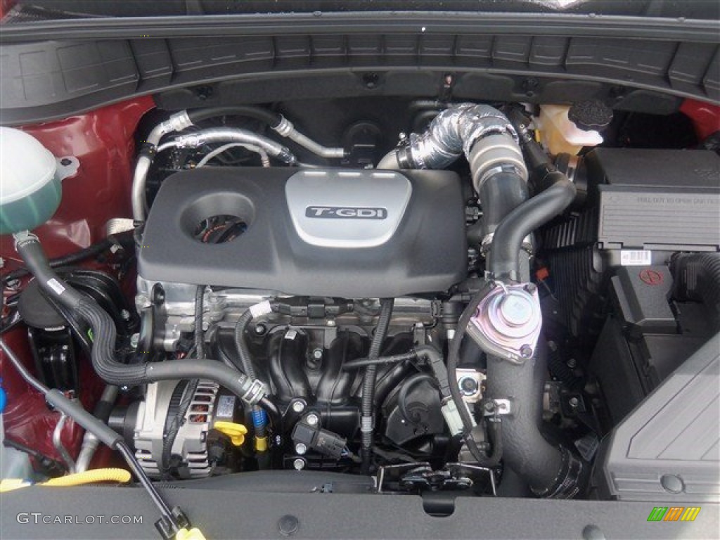 2016 Hyundai Tucson Limited 1.6 Liter GDI Turbocharged DOHC 16-Valve D-CVVT 4 Cylinder Engine Photo #107106853