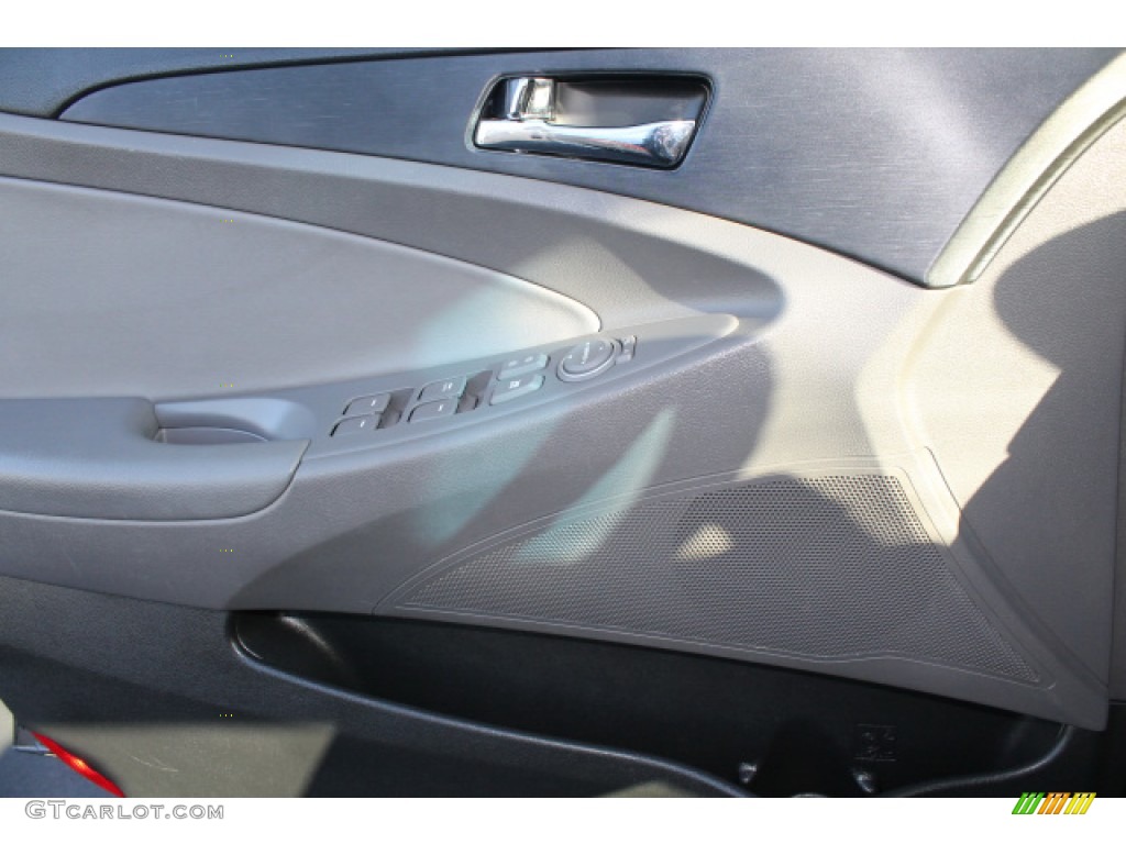 2013 Sonata SE 2.0T - Pacific Blue Pearl / Gray photo #15