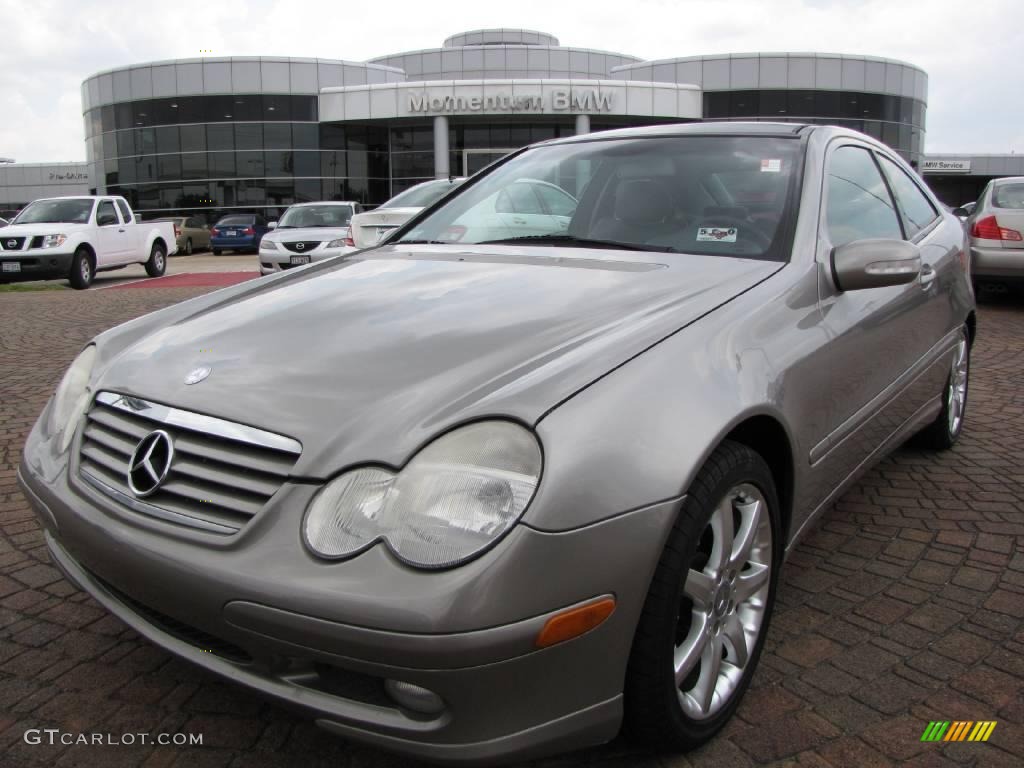 2003 C 230 Kompressor Coupe - Pewter Silver Metallic / Charcoal photo #1