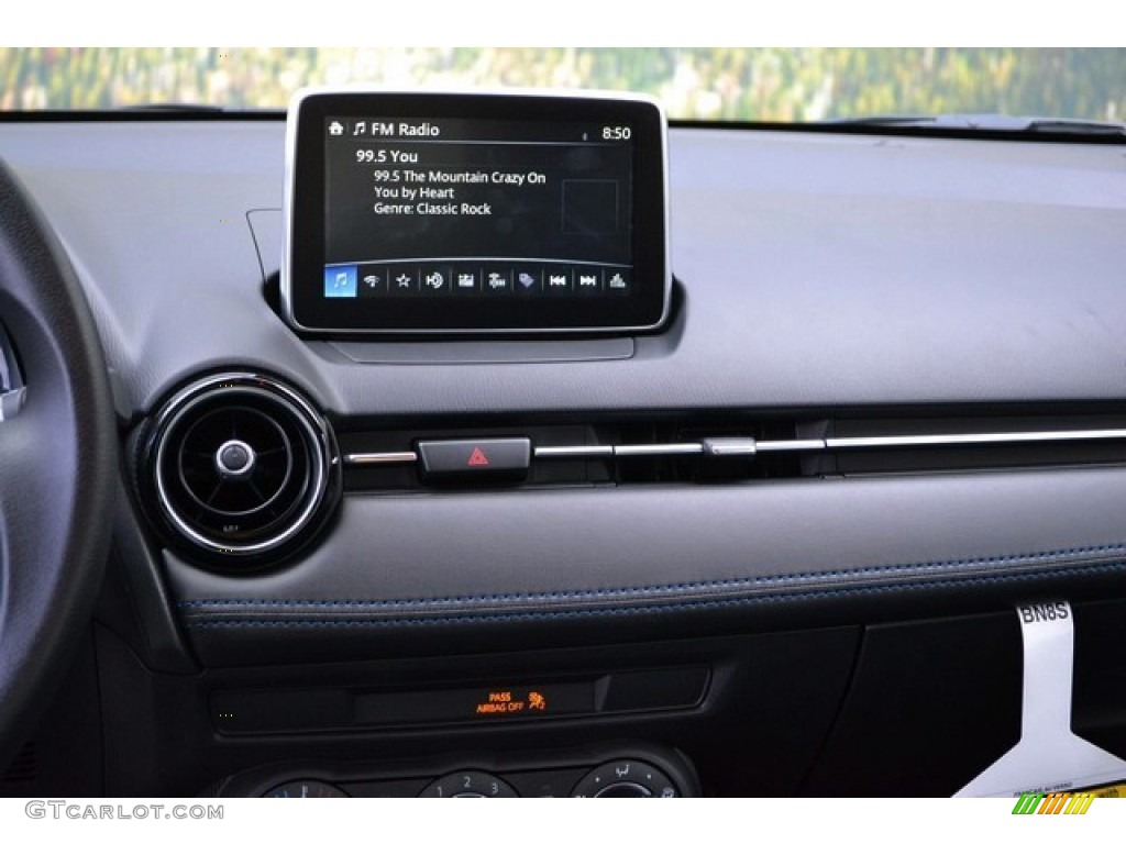 2016 Scion iA Sedan Blue/Black Dashboard Photo #107112461