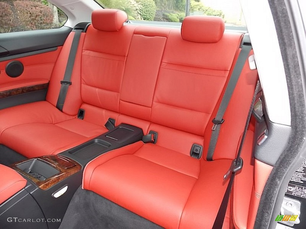 Coral Red/Black Dakota Leather Interior 2010 BMW 3 Series 335i xDrive Coupe Photo #107112602