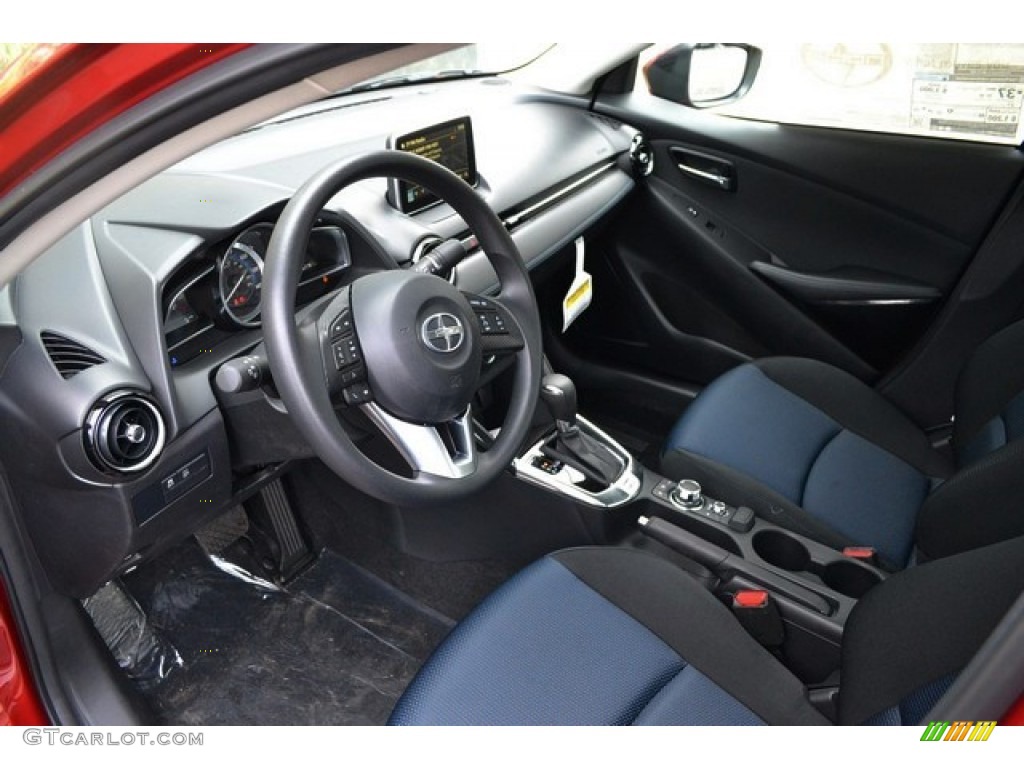 Blue/Black Interior 2016 Scion iA Sedan Photo #107112686