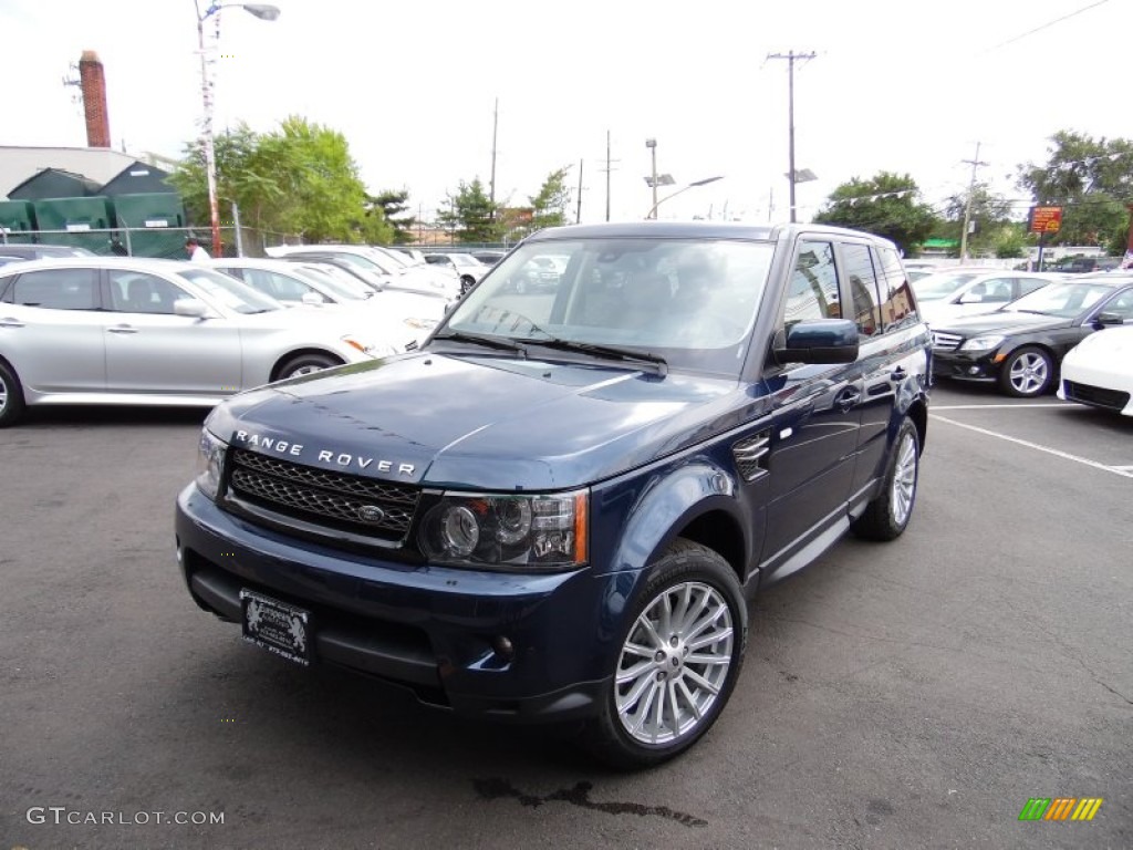 2012 Range Rover Sport HSE - Buckingham Blue Metallic / Almond photo #1
