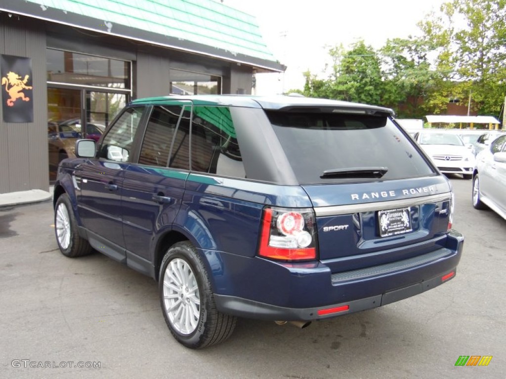 2012 Range Rover Sport HSE - Buckingham Blue Metallic / Almond photo #3