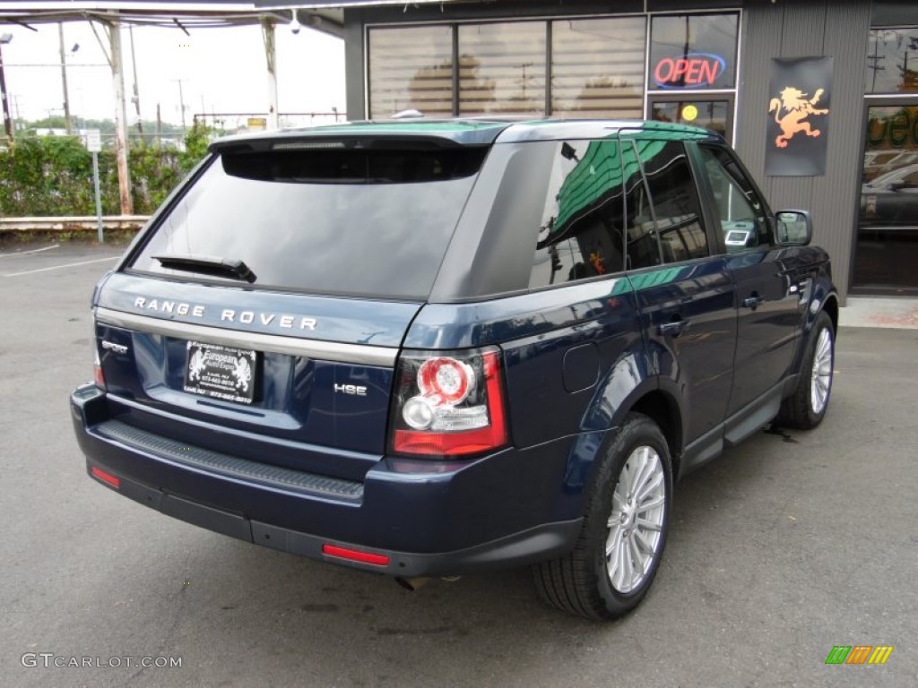 2012 Range Rover Sport HSE - Buckingham Blue Metallic / Almond photo #4