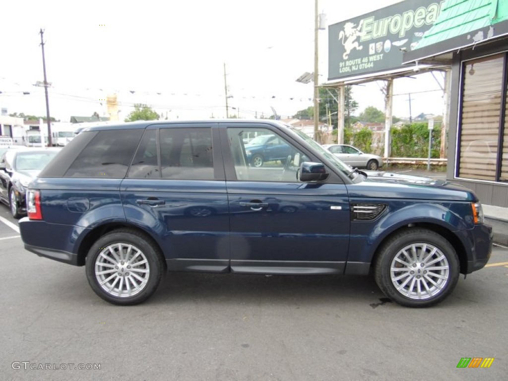 2012 Range Rover Sport HSE - Buckingham Blue Metallic / Almond photo #5