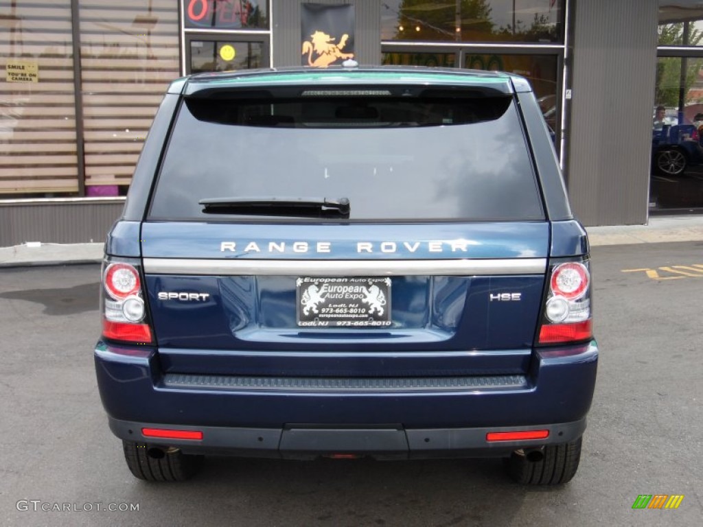 2012 Range Rover Sport HSE - Buckingham Blue Metallic / Almond photo #7
