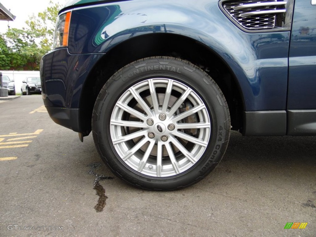 2012 Range Rover Sport HSE - Buckingham Blue Metallic / Almond photo #9