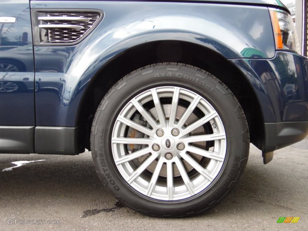 2012 Range Rover Sport HSE - Buckingham Blue Metallic / Almond photo #13
