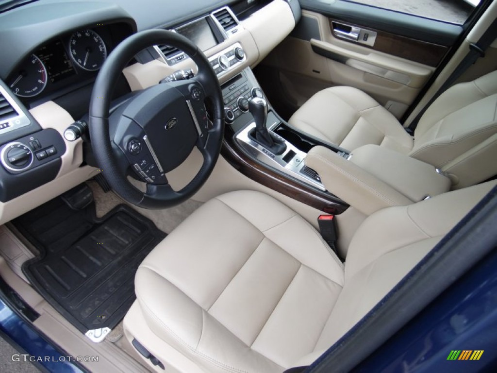 2012 Range Rover Sport HSE - Buckingham Blue Metallic / Almond photo #14