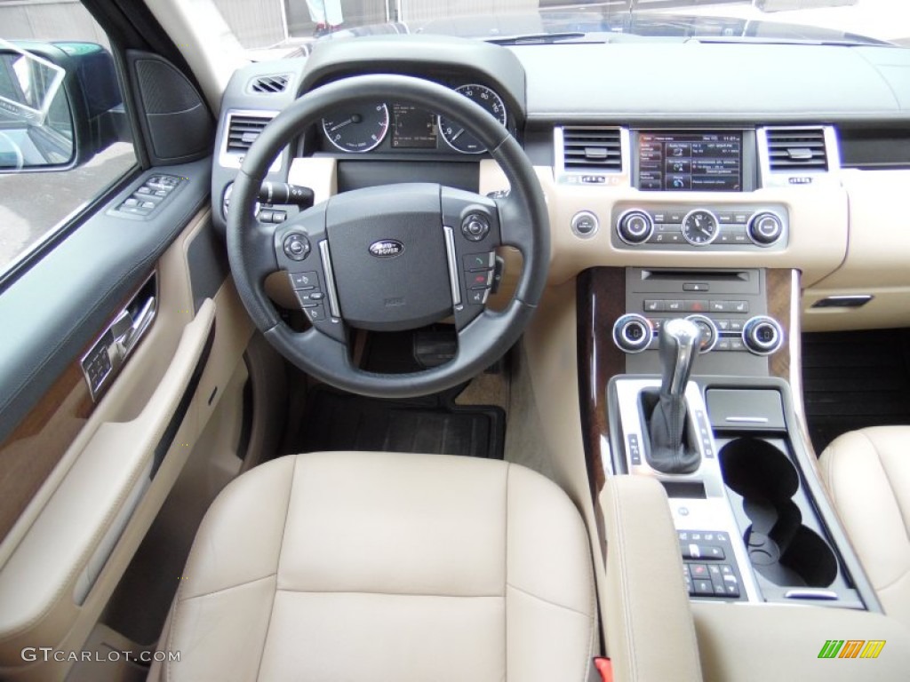 2012 Range Rover Sport HSE - Buckingham Blue Metallic / Almond photo #23