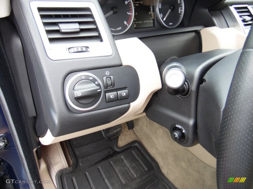 2012 Range Rover Sport HSE - Buckingham Blue Metallic / Almond photo #27