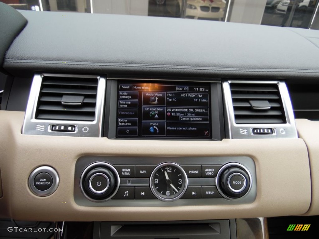 2012 Range Rover Sport HSE - Buckingham Blue Metallic / Almond photo #34