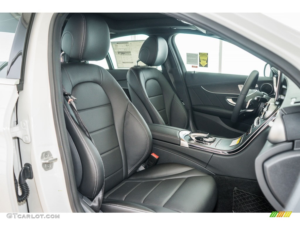 Black Interior 2016 Mercedes-Benz C 300 Sedan Photo #107114723