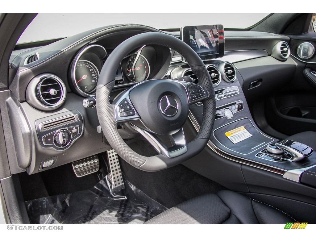2016 Mercedes-Benz C 300 Sedan Black Dashboard Photo #107115479