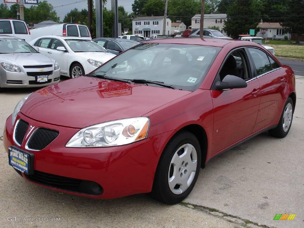 2006 G6 Sedan - Crimson Red / Ebony photo #1