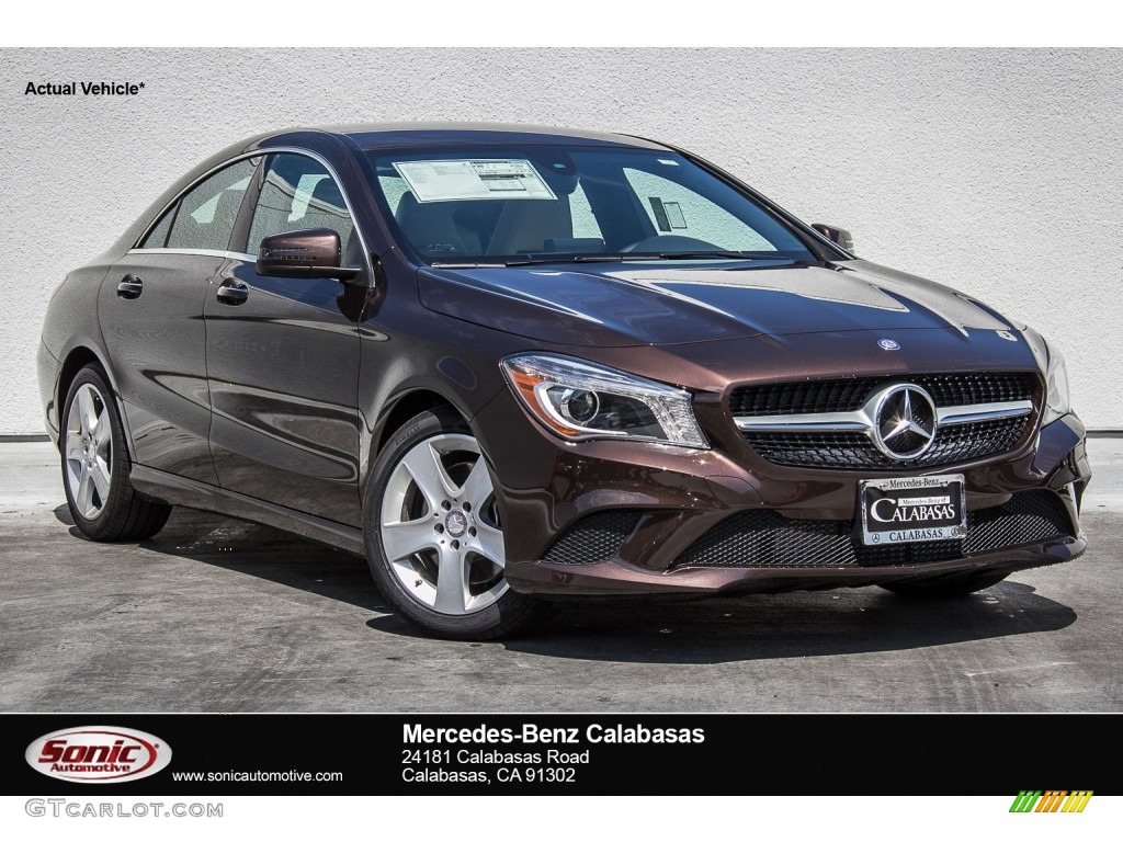 2015 CLA 250 - Cocoa Brown Metallic / Beige photo #1