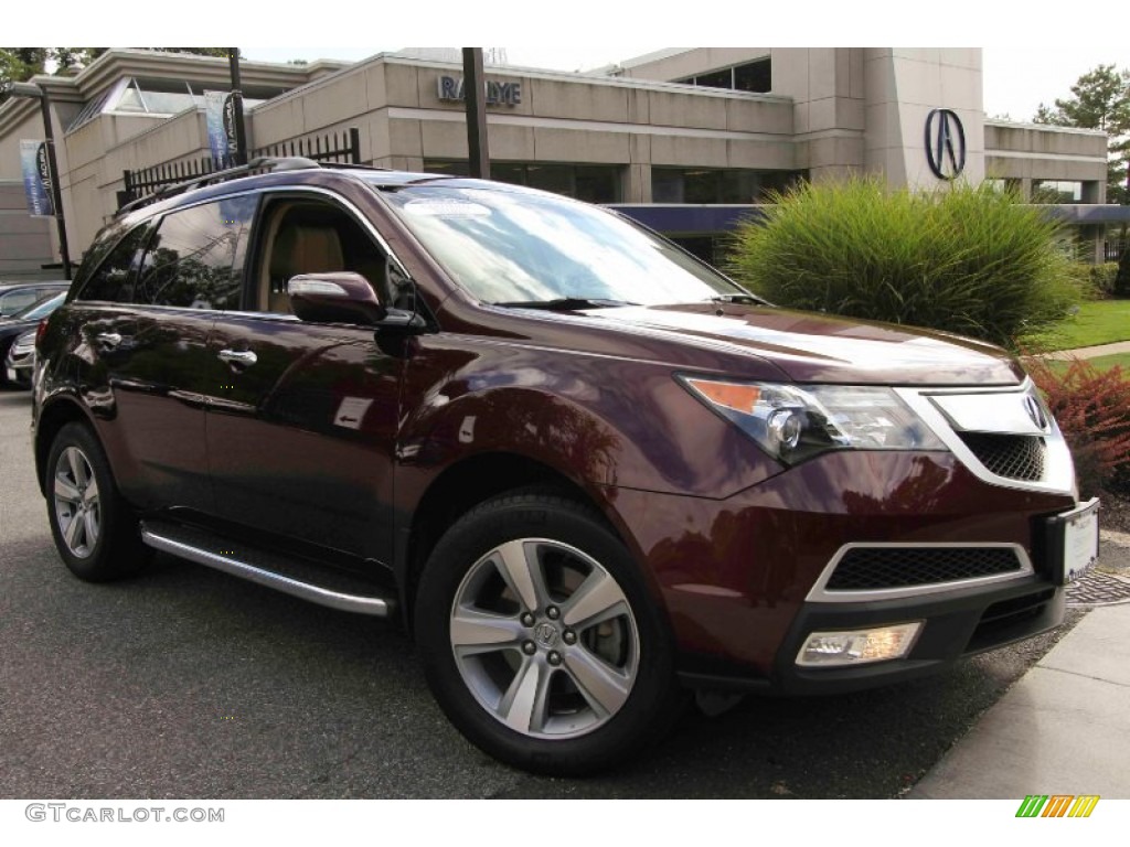 Dark Cherry Pearl II Acura MDX