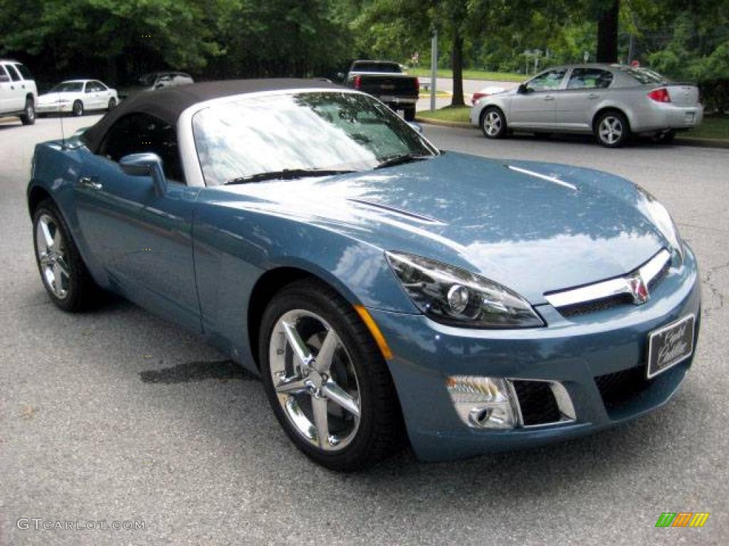 2008 Sky Red Line Roadster - Bluestone / Black photo #6