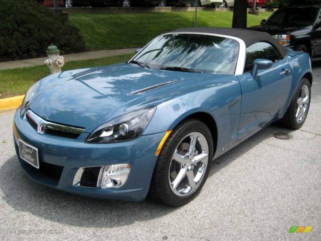 2008 Sky Red Line Roadster - Bluestone / Black photo #8