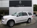 White Platinum Metallic Tri-Coat 2012 Lincoln Navigator 4x4
