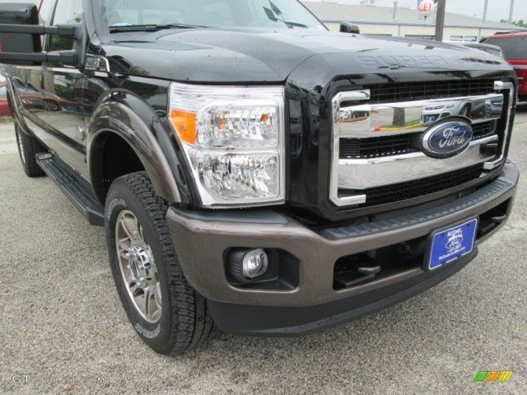 2016 F350 Super Duty King Ranch Crew Cab 4x4 - Shadow Black / King Ranch Mesa/Black photo #2