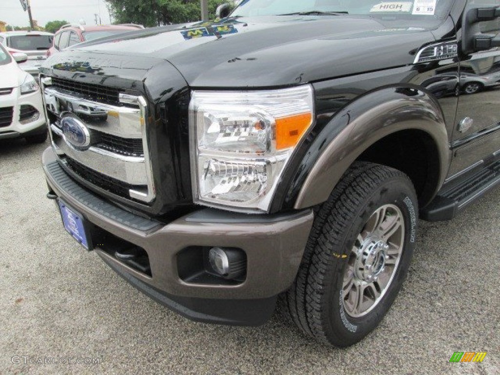 2016 F350 Super Duty King Ranch Crew Cab 4x4 - Shadow Black / King Ranch Mesa/Black photo #11