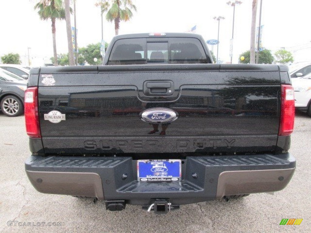 2016 F350 Super Duty King Ranch Crew Cab 4x4 - Shadow Black / King Ranch Mesa/Black photo #19