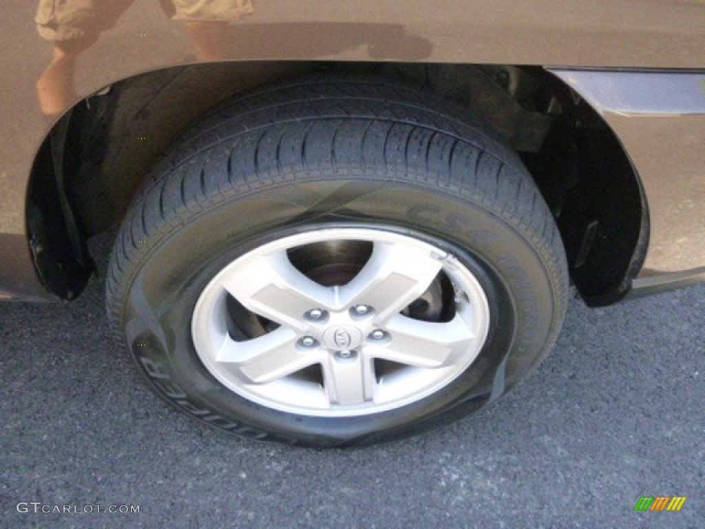 2009 Sportage EX V6 4x4 - Smokey Brown / Beige photo #10